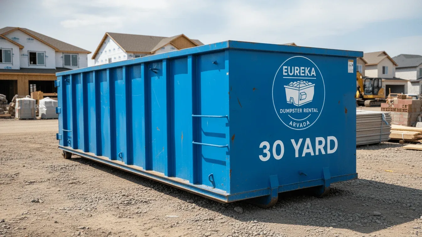 30 Yard Dumpster roll-off container delivered in Arvada, CO